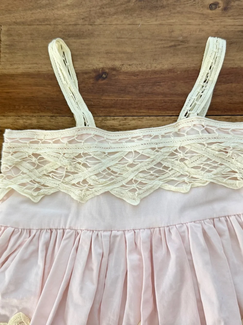 Well Dressed Wolf Girls Pink Lace Appliqué Two-Piece Tunic Shorts Set 4T Cotton